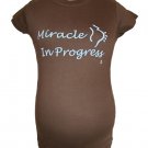 Miracle in Progress Blue on Brown L/XL