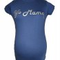 Yo Mama Silver on Navy S/M