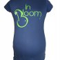 In Bloom Green on Navy S/M