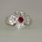 “Anglican” Sterling silver cross ring.