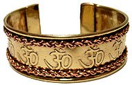 Ohm Copper Bracelet
