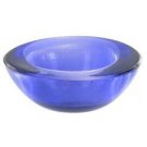 Glass Candle Holder - Blue
