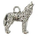 Howling Wolf Charm