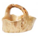 Handcarved Mulberry Wood Basket