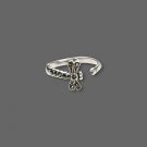 Sterling Silver Dragonfly Toe Ring