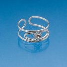 Sterling Silver Star Toe Ring