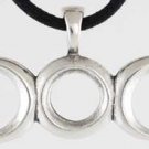 Triple Moon Amulet / Pendant Necklace