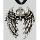 Winged Skull Pendant Necklace
