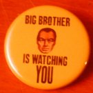 "BIG BROTHER IS WATCHING YOU" pinback button badge 1.25"