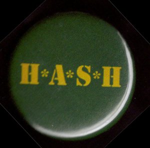 H*A*S*H  pinback button badge 1.25"