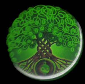 CELTIC TREE OF LIFE pinback button badge 1.25"
