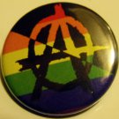ANARCHO-RAINBOW pinback button badge 1.25"