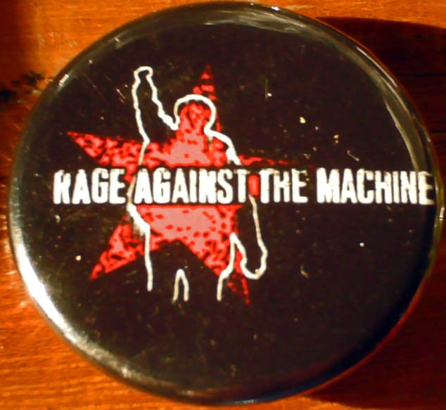 RAGE AGAINST THE MACHINE #2 pinback button badge 1.25"
