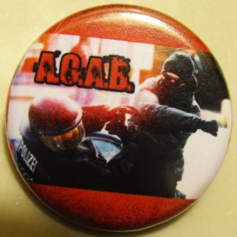 ACAB - ALL COPS ARE BASTARDS #2 pinback button badge