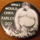 WHAT WOULD CHRIS FARLEY DO?  pinback button badge 1.25"