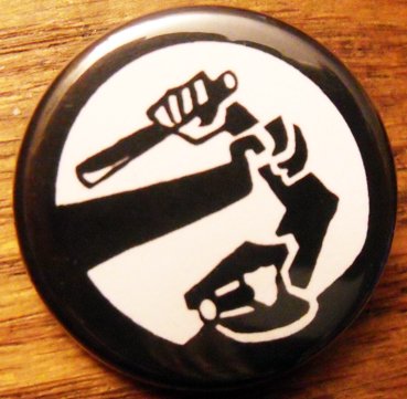 STOP THE COPS pinback button badge 1.25"