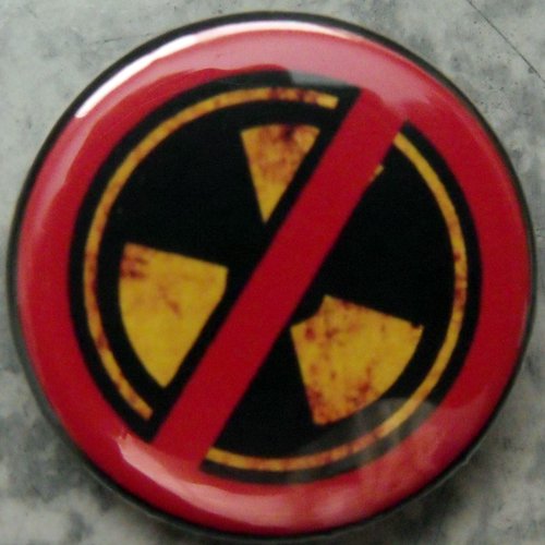 ANTI-NUKE pinback button badge 1.25"