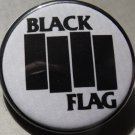 BLACK FLAG pinback button badge 1.25"