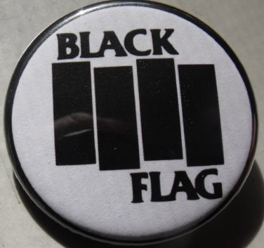 BLACK FLAG pinback button badge 1.25"