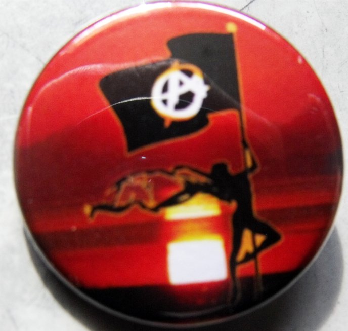 ANARCHY SUNRISE pinback button badge 1.25"