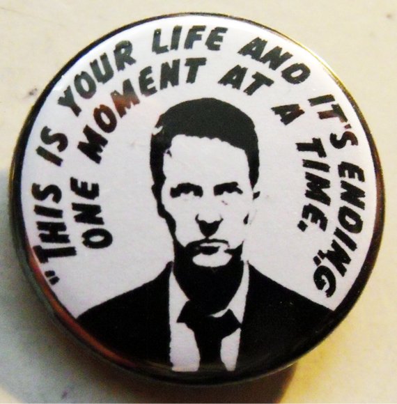 FIGHT CLUB - THIS IS YOUR LIFE... pinback button badge 1.25"
