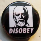 ROBERT ANTON WILSON - DISOBEY pinback button badge 1.25"