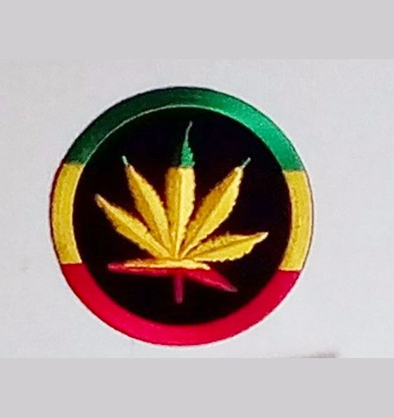 "Aujourd'hui est une bonne journée" Snapback Marijuana Leaf Patch nouveau Réglable 