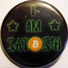 BITCOIN #2 - I AM SATOSHI  pinback button badge 1.25"