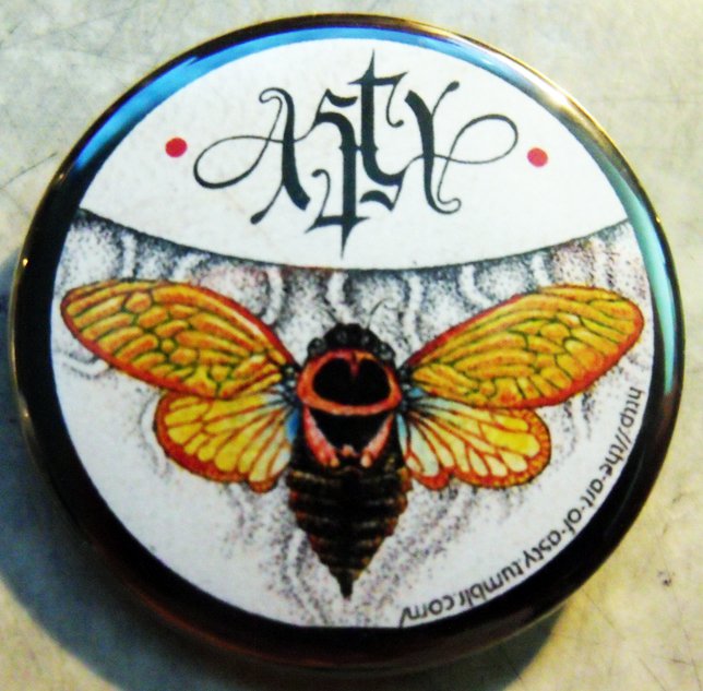 The Art of Asty #1 pinback button badge 1.75"