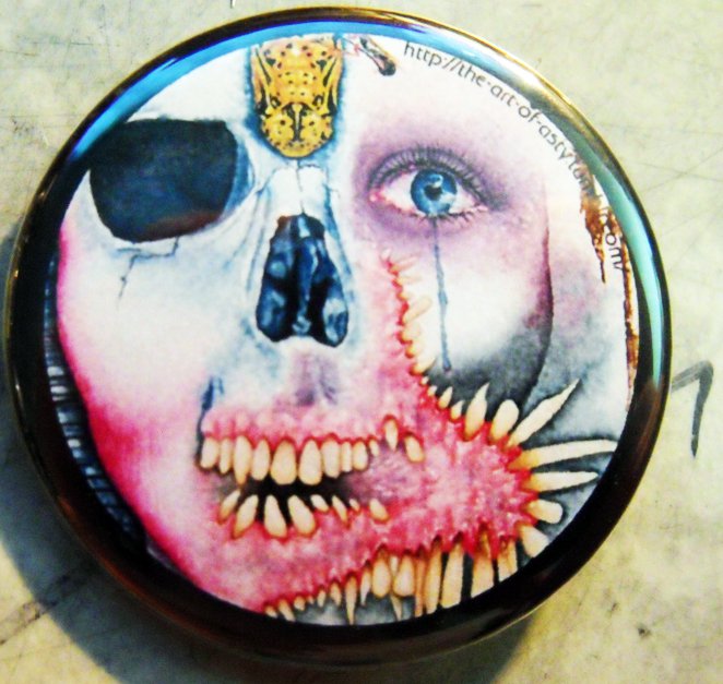 The Art of Asty #3  pinback button badge 1.75"