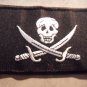 Calico Jack Jolly Roger Pirate Flag Embroidered Patch 3.5"x2.25"