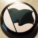 EGOIST ANARCHIST FLAG   pinback button badge 1.25"