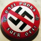NAZI PUNKS FUCK OFF! #1  pinback button badge 1.25"