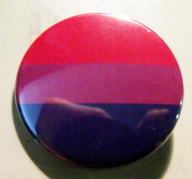 BISEXUAL pinback button badge 1.25"