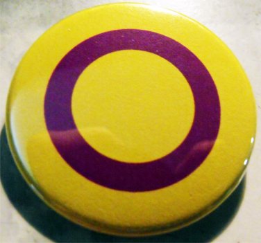 INTERSEX pinback button badge 1.25"