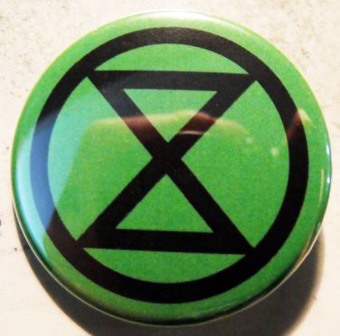 EXTINCTION REBELLION #1 pinback button badge 1.25"