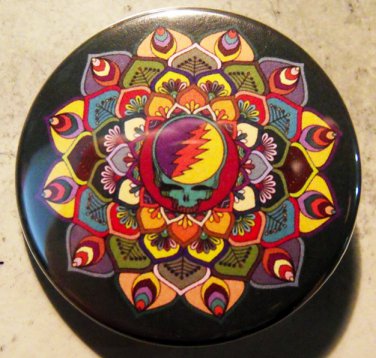 GRATEFUL DEAD #7 - FLOWER pinback button badge 1.25"