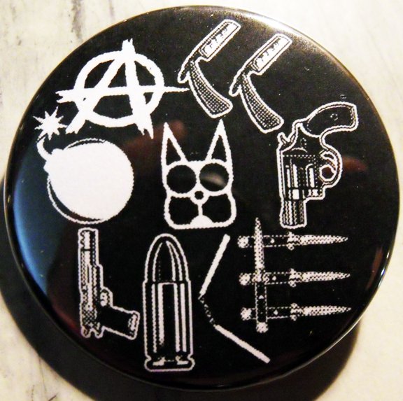 ACCOMPLICE pinback button badge 1.25"