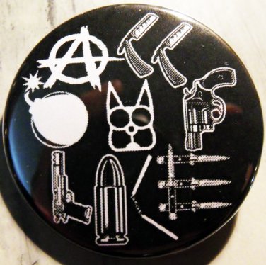 ACCOMPLICE  pinback button badge 1.25"