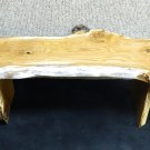 Super Rustic Burly Figured White Oak Lumber Finished Bench Furniture 10051