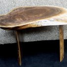Feather Duster Figured Black Walnut Lumber Bench/End Table Finished Furniture 10057