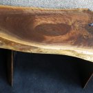 Beautiful Coffee Colored Black Walnut Finished Bench/Coffee Table Lumber Furniture 10063