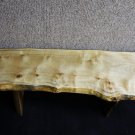 Highly Fiddleback Figured Blue Spalted Maple Bench/Coffee Table Lumber Furniture 10077