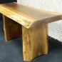 Beautifully Marbled Black Walnut Bench/Coffee/End Table Lumber Furniture 10079