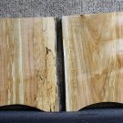 2 - Fiddleback Figured DIY Spalted Ambrosia Maple Bench/Table Legs 12617-12618E