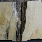 Beautiful Red Flame Box Elder Figured Small DIY Bench/Table Legs 12902-12903E