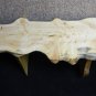 Pre-Finished Beautiful White Knotty Pine Rustic Coffee Table/Bench Seat 10098