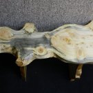 Pre-Finished Awesome Spalted Knotty Pine Coffee Table/Bench Seat 10099