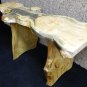 Pre-Finished Awesome Spalted Knotty Pine Coffee Table/Bench Seat 10099