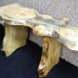 Pre-Finished Awesome Spalted Knotty Pine Coffee Table/Bench Seat 10099